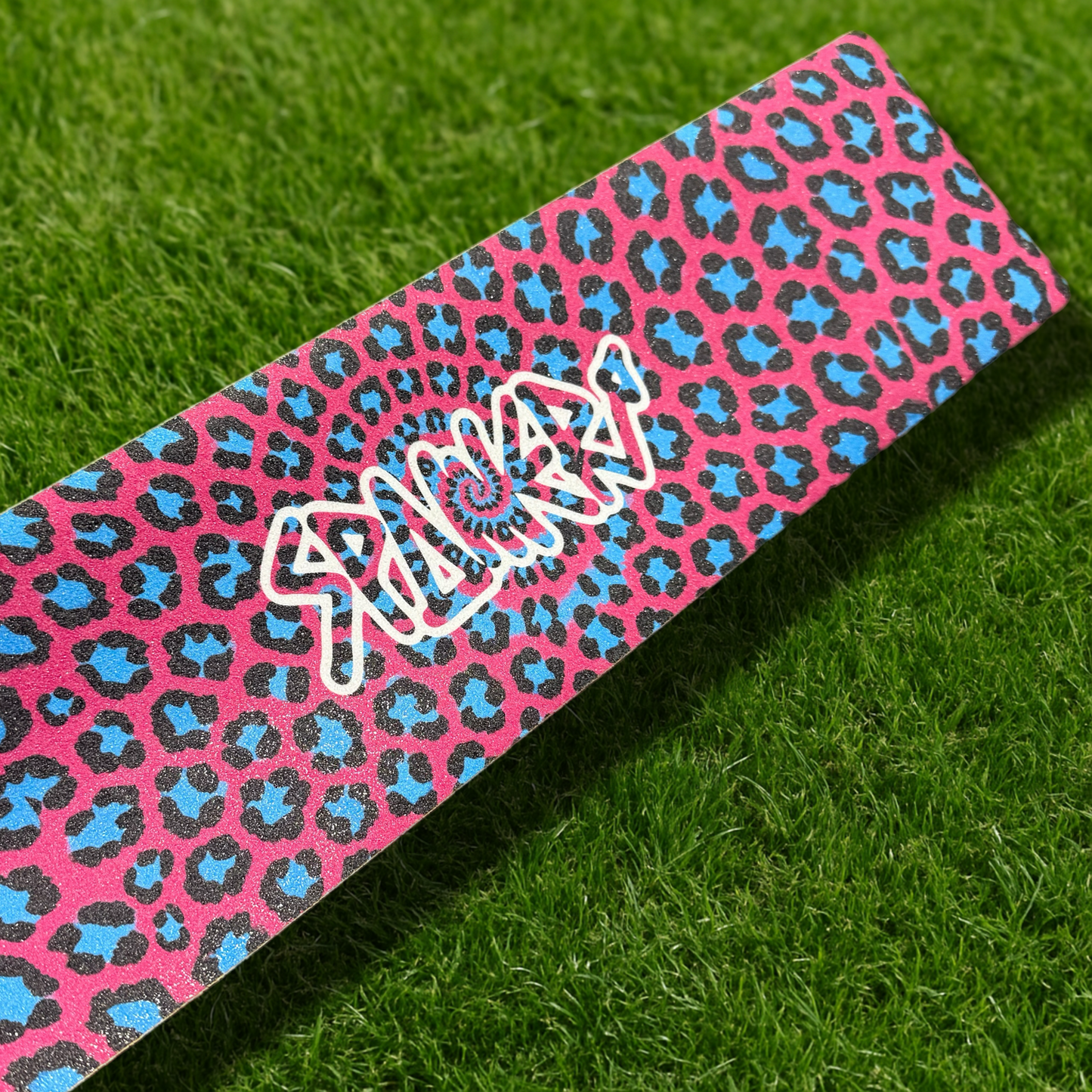 1 Sheet of Griptape (Pink & Blue Leopard)
