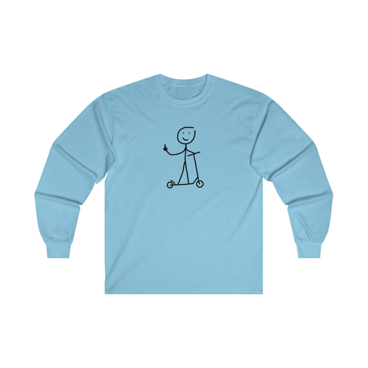 G on a Scooter Long Sleeve T-shirt (Adults)