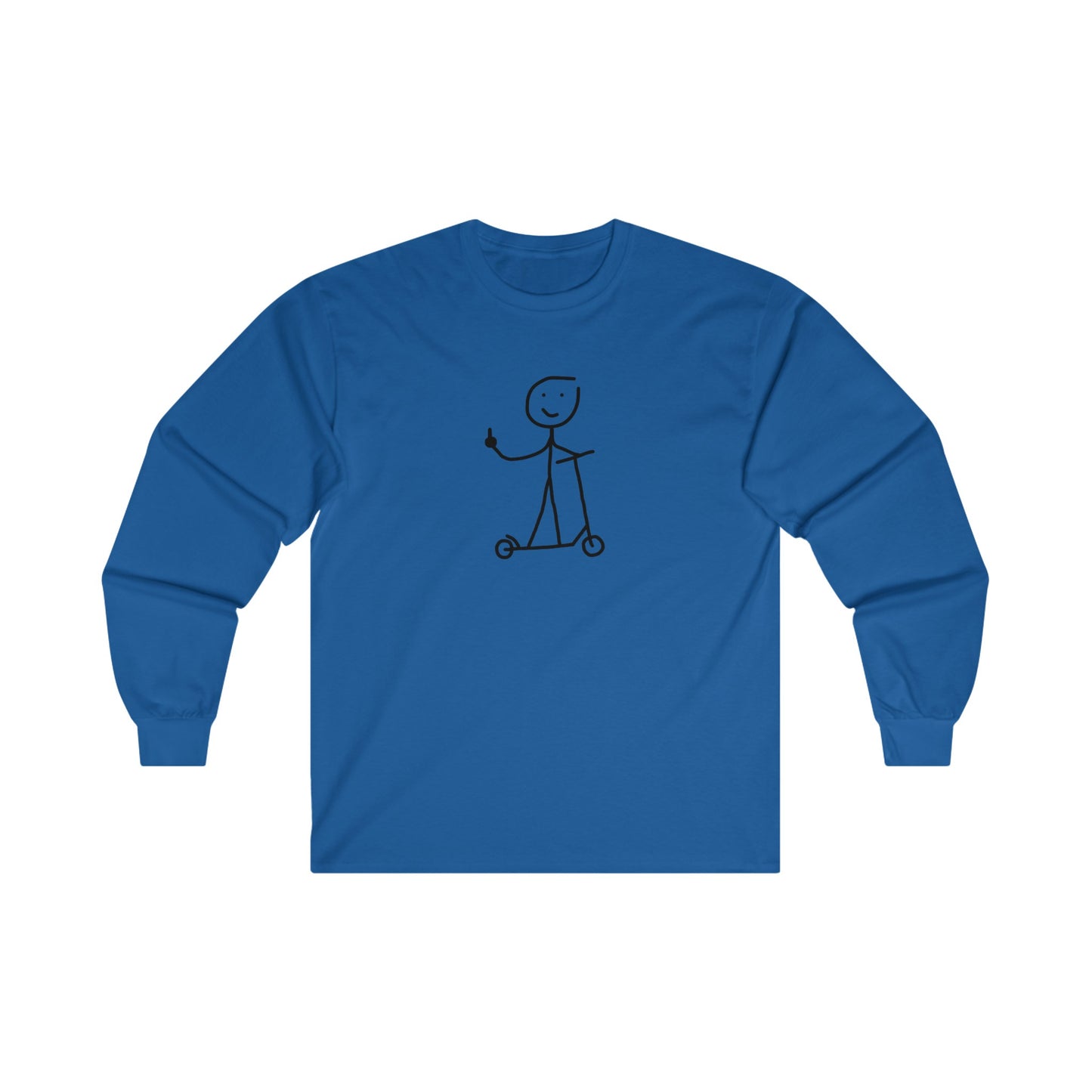 G on a Scooter Long Sleeve T-shirt (Adults)