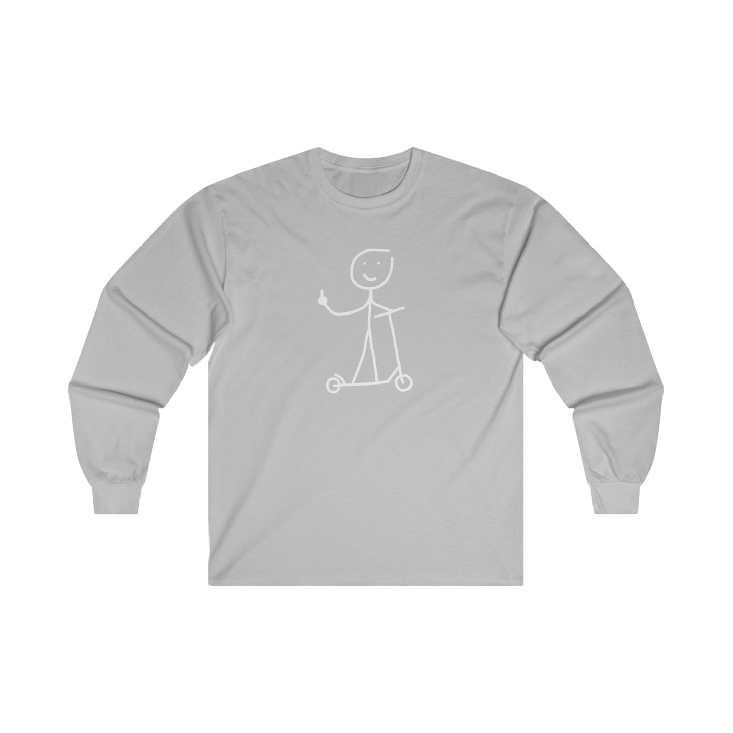 G on a Scooter Long Sleeve T-shirt (Adults)