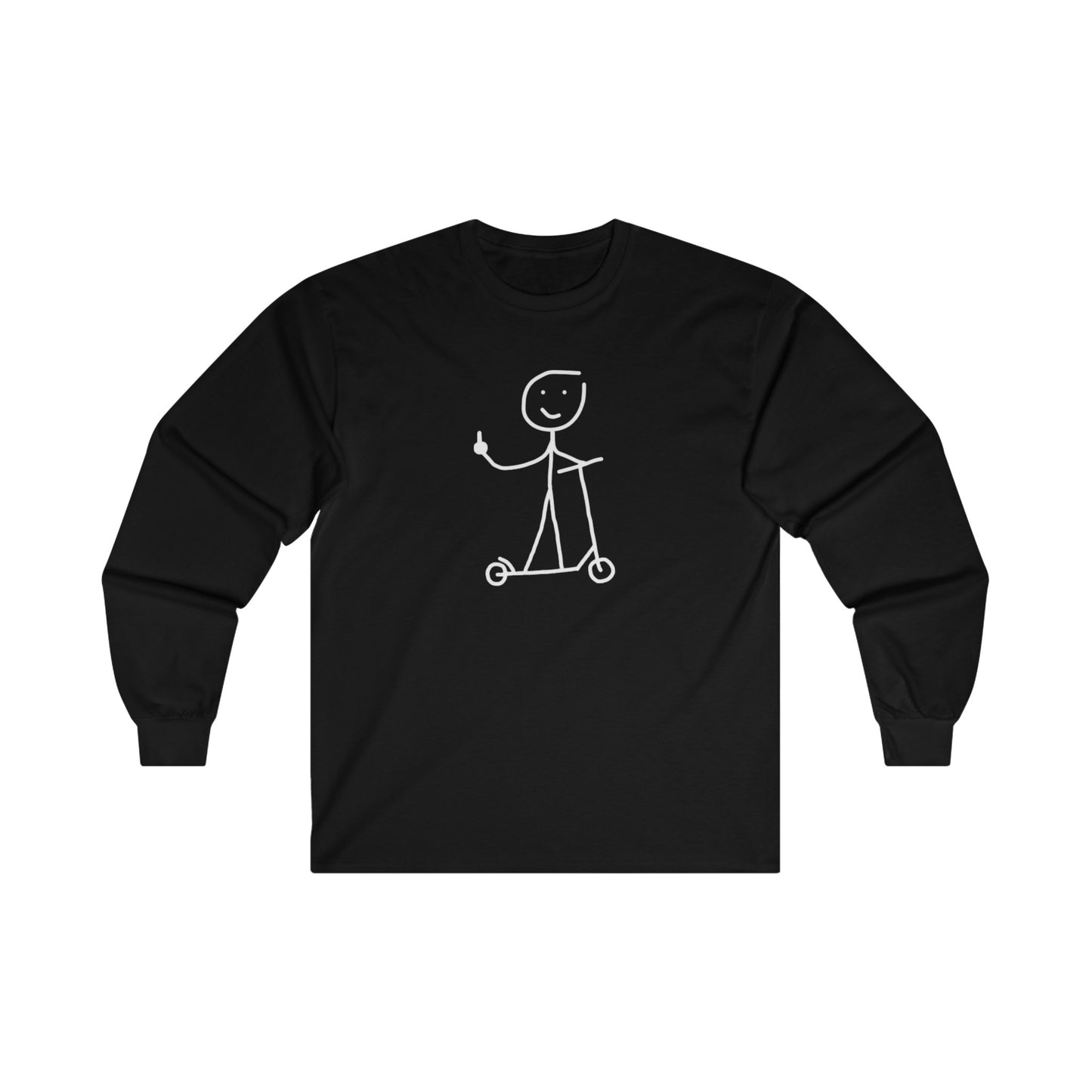 G on a Scooter Long Sleeve T-shirt (Adults)