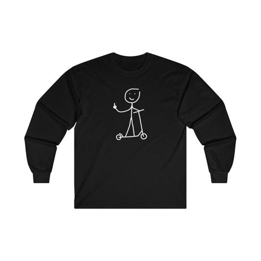 G on a Scooter Long Sleeve T-shirt (Adults)