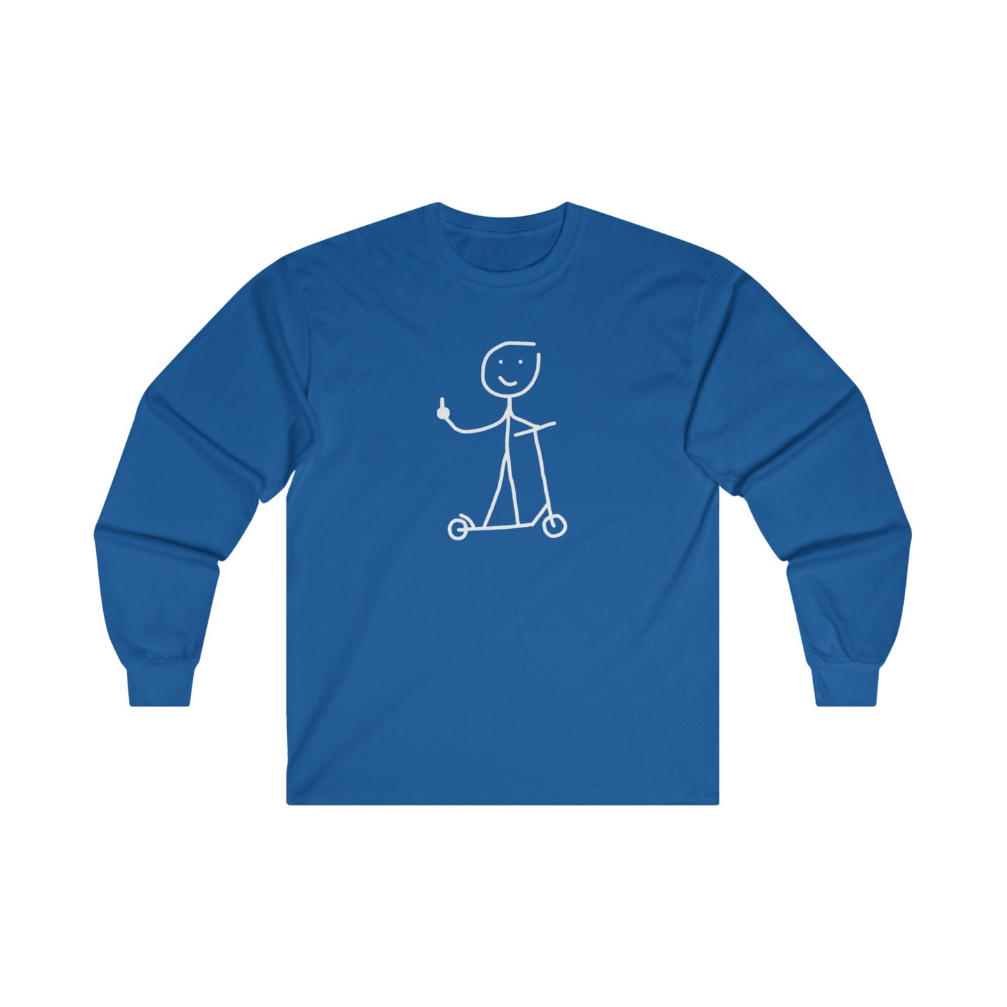 G on a Scooter Long Sleeve T-shirt (Adults)