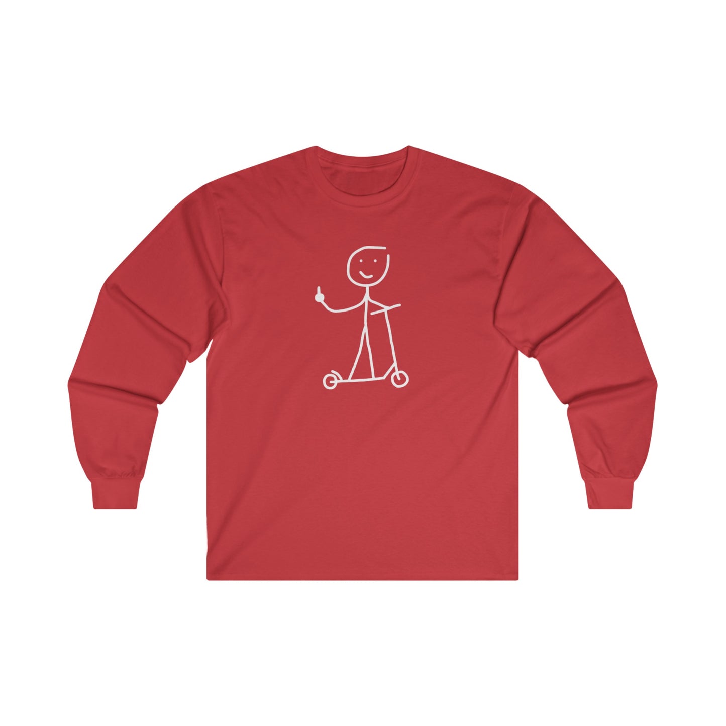 G on a Scooter Long Sleeve T-shirt (Adults)