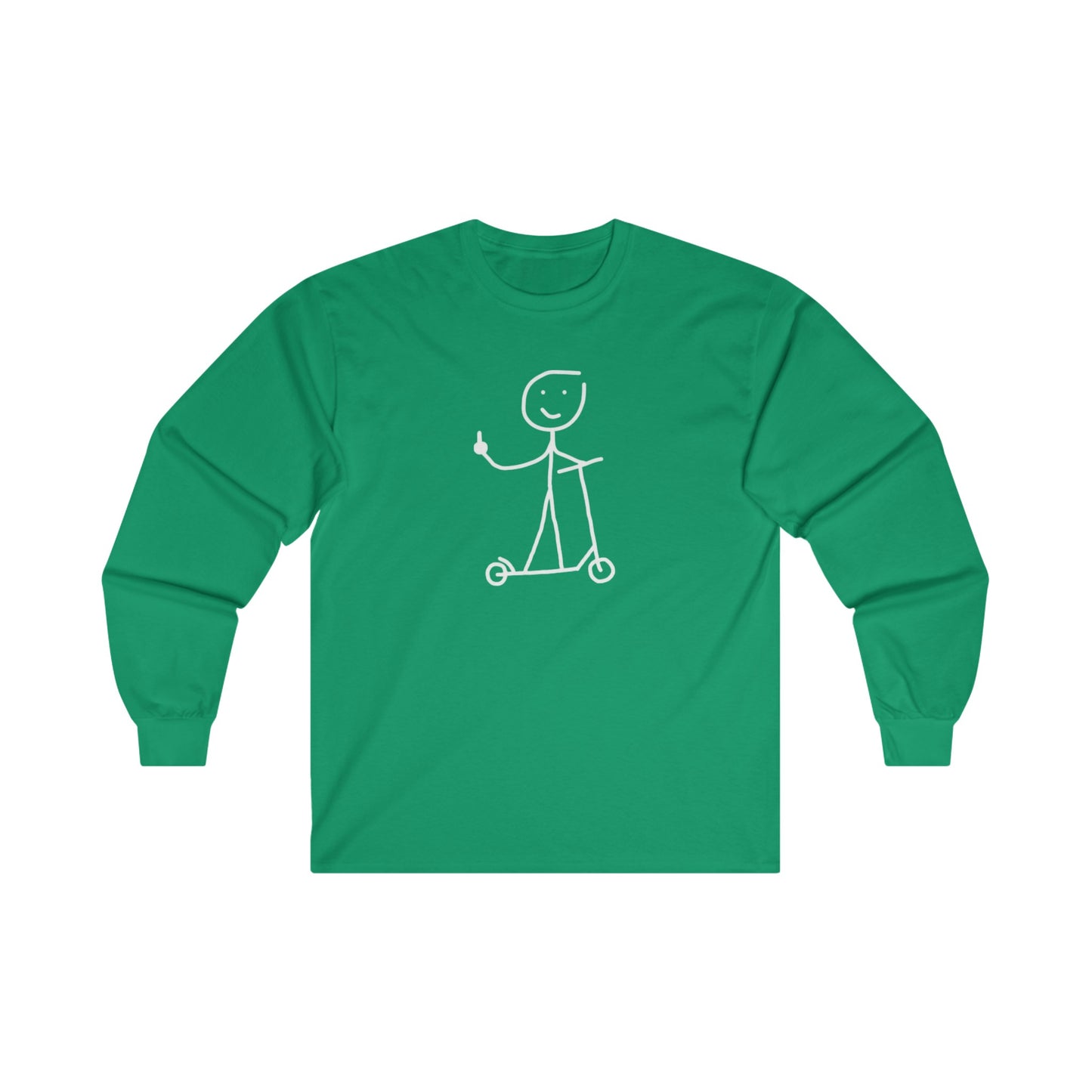 G on a Scooter Long Sleeve T-shirt (Adults)