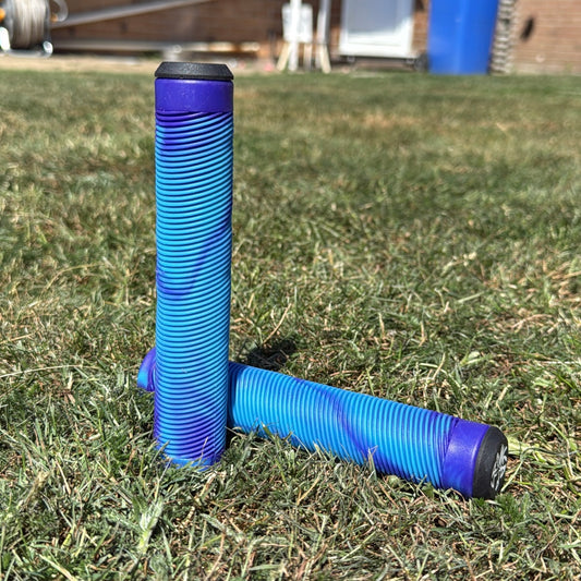 1 Pair of Grips (Blue & Purple)